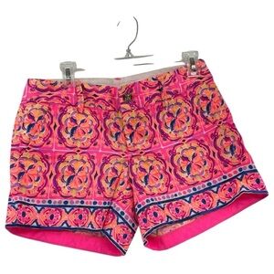 Lilly Pulitzer Shorts Lilly Pulitzer Callahan Cotton Shorts In Pink Fusion 5”